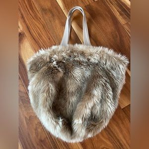 Remi Reid Fur Faux Tote Bag